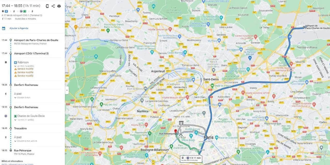 T2 Trocadero Tour Eiffel Apartman Párizs