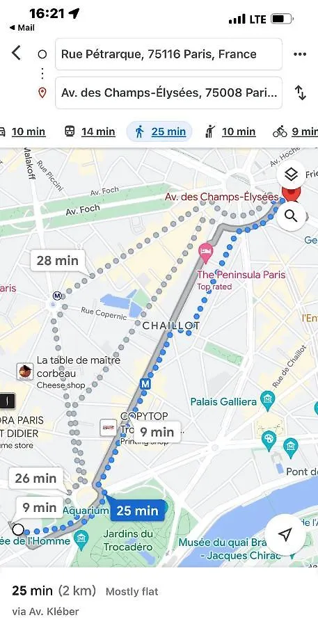 T2 Trocadero Tour Eiffel Apartman Párizs 0*,