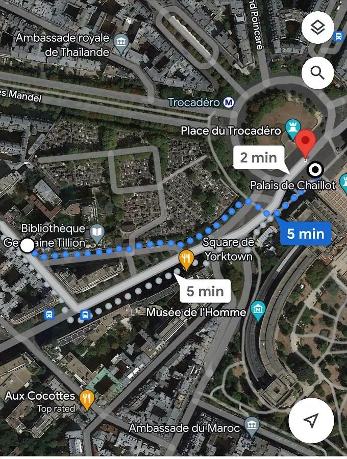 T2 Trocadero Tour Eiffel Apartman Párizs